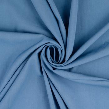 Viskose Stretch Popeline - jeansblau